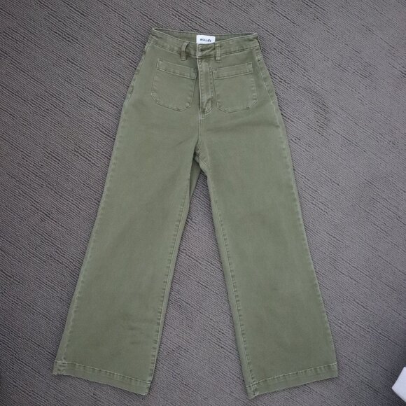 ROLLA'S Sailer Jean - Army Green NWOT Size 25 - Picture 3 of 8
